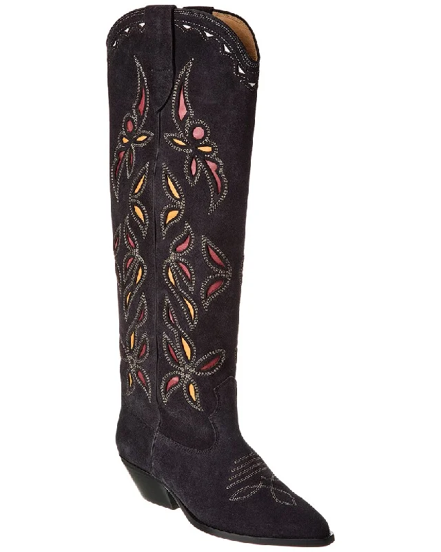 Isabel Marant Denvee Suede Knee-High Boot Tech - Inspired Sneaker Look  