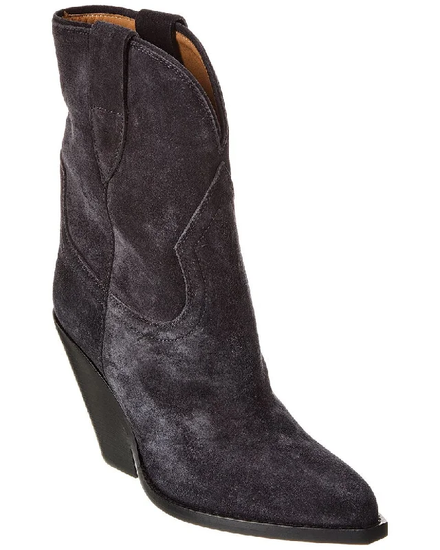 Isabel Marant Leyane Suede Cowboy Boot Vintage Oxford Appeal 