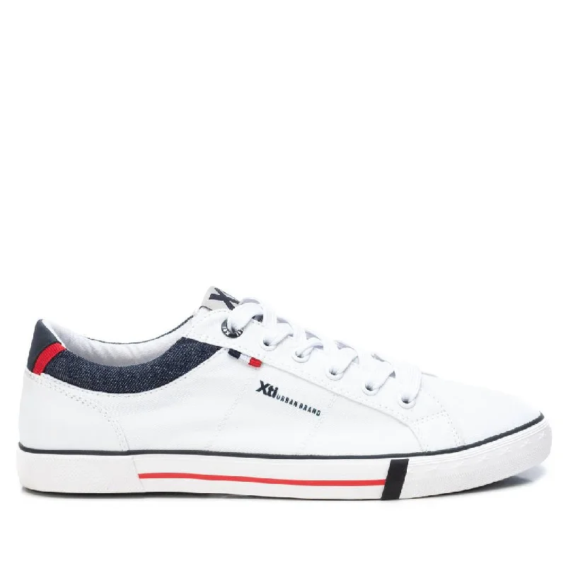 Men's Canvas Sneakers By Xti- Strap - Up Sandal Resort Style  
