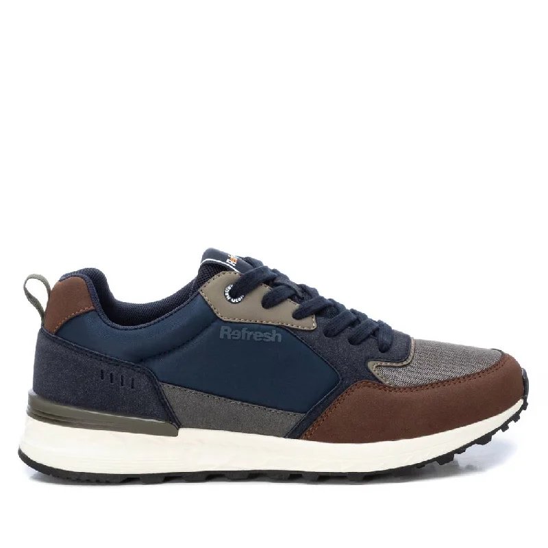 Men's Casual Sneakers By XTI Brogue Oxford Aesthetic 