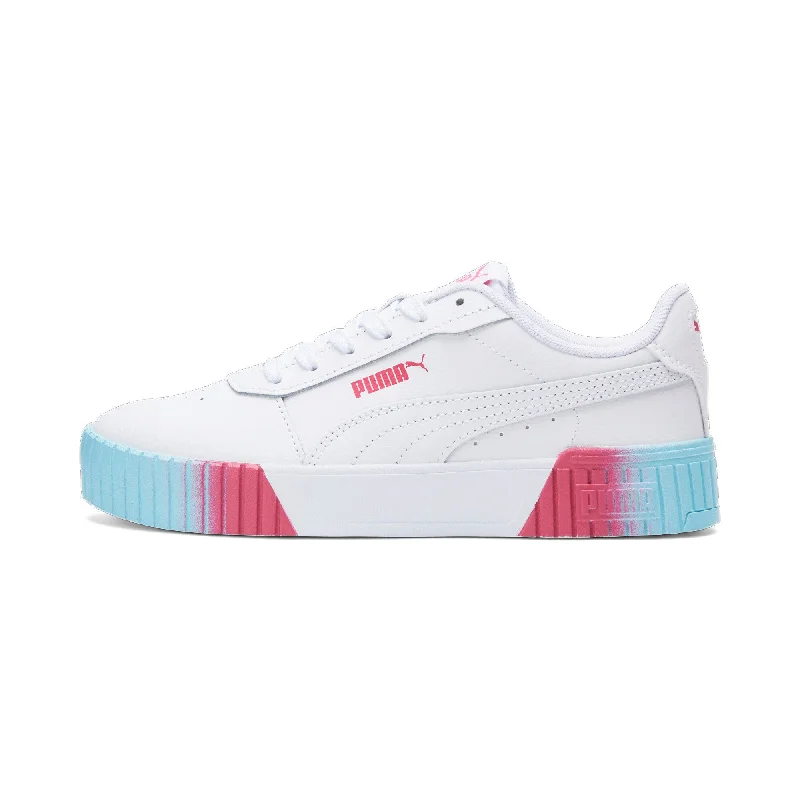 PUMA Girls' Carina 2.0 Fade Big Sneakers Rubber - Sole Plimsoll Look  