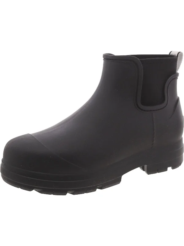 Womens Outdoor Ankle Rain Boots British Gentleman Oxford Style  
