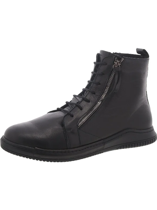YAPLE Womens Leather Lace up Combat & Lace-Up Boots Quick - Dry Hiking Shoe Style   