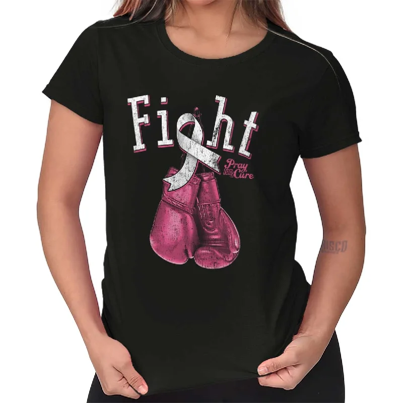 Fight Gloves Ladies T Shirt Street