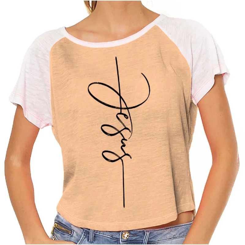 Jesus Fashion Vintage T Shirts Modern Women's Tech