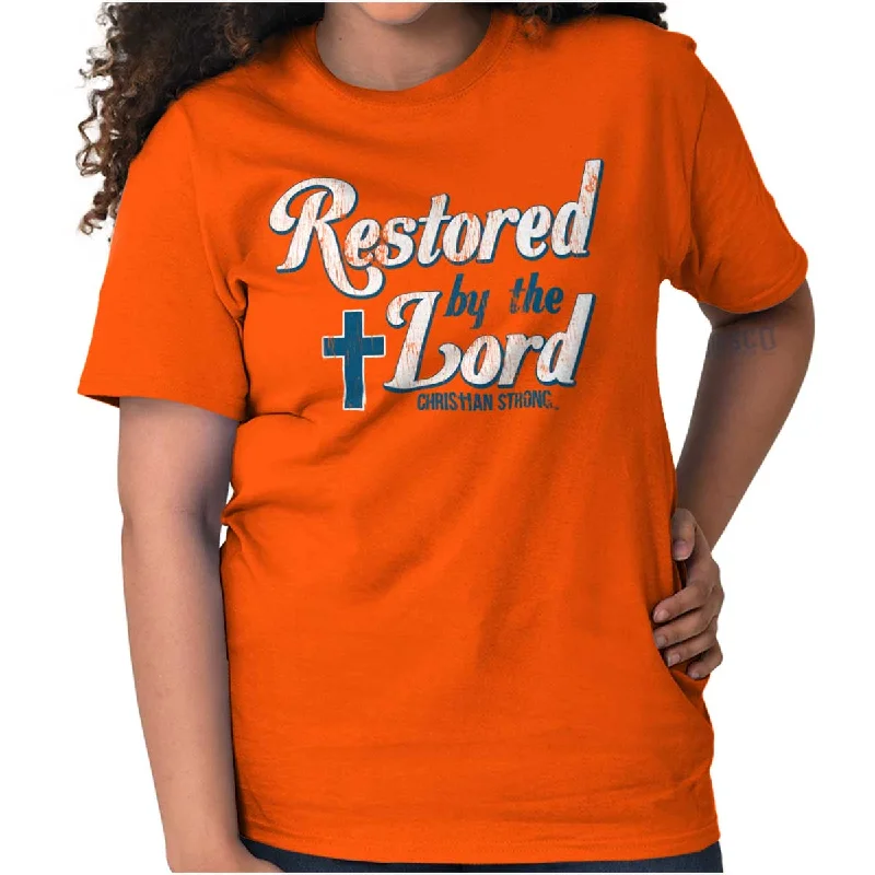 Restored by Lord Jes Ladies T Shirt Modern Women's Tech