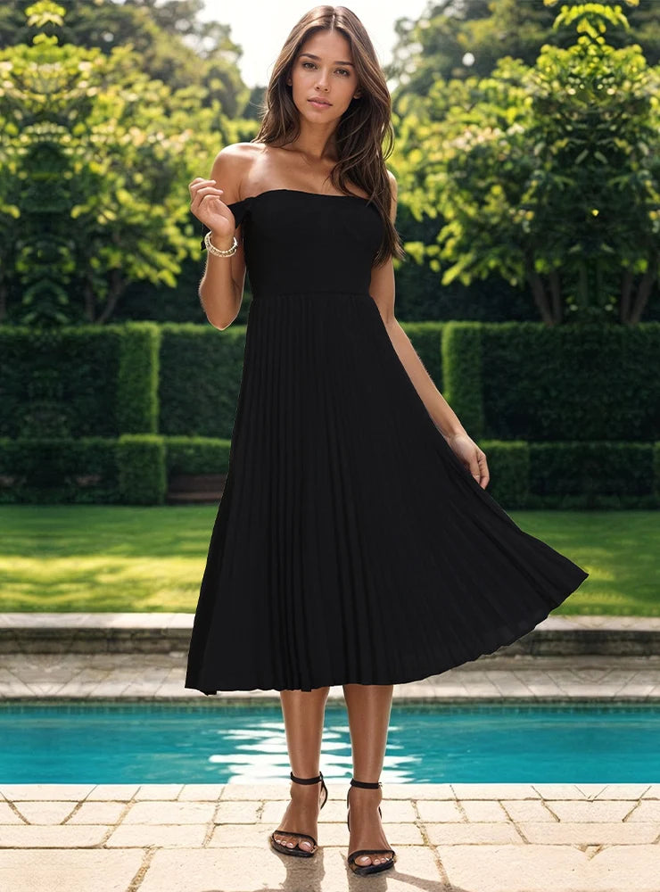 SUMMER OFF THE SHOULDER DRESS Bohemian Women's Free