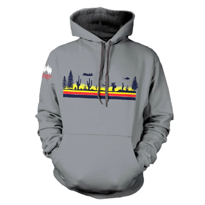 BURNING SUNSET - HOODIE Geometric