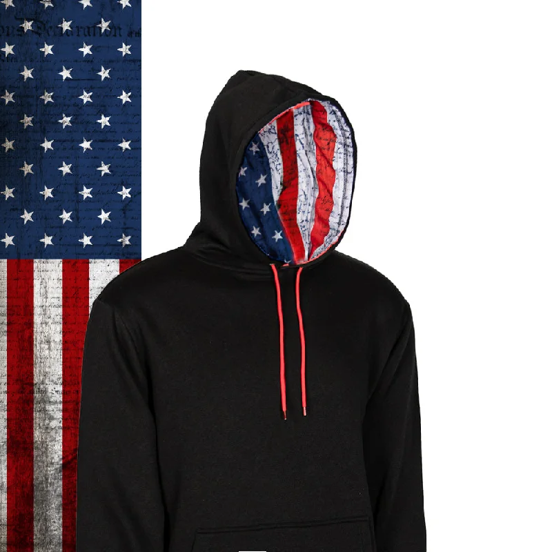 Classic Lined Hoodie | American Flag Classic Women's Tweed