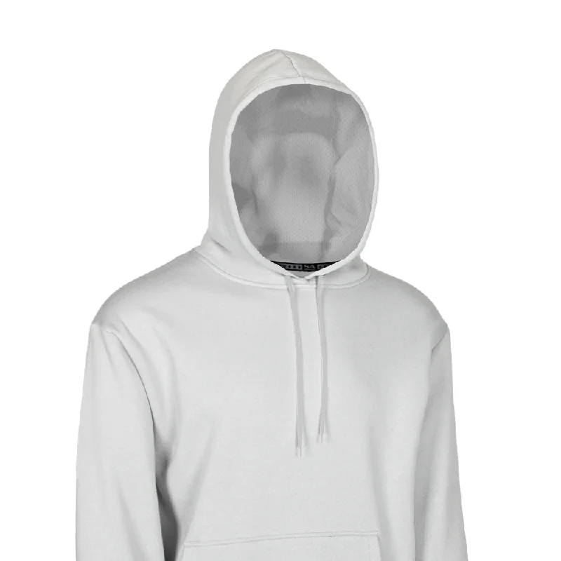 Classic Lined Hoodie | Light Grey Laid - back Women's Style
