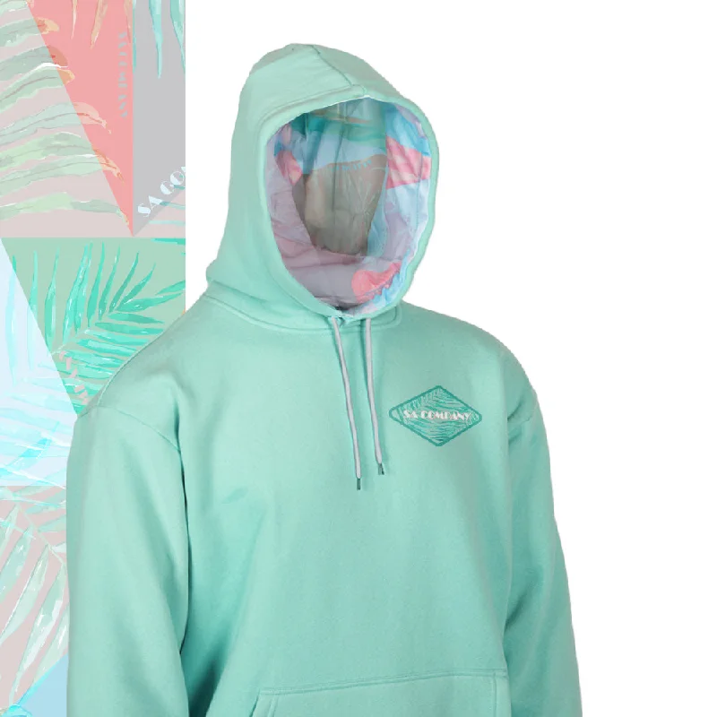 Classic Lined Hoodie | Miami Daze | Mint Laid - back Women's Vibe