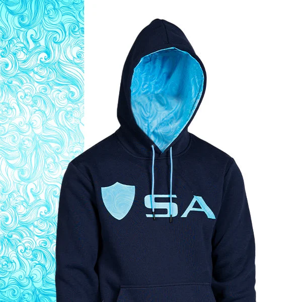 Classic Lined Hoodie | Tonal Tidal Waves PreOrder Dapper Women's Bow - adorned