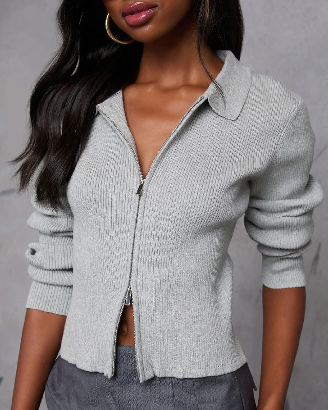 Solina Zip Front Cardigan Hip Women's Urban