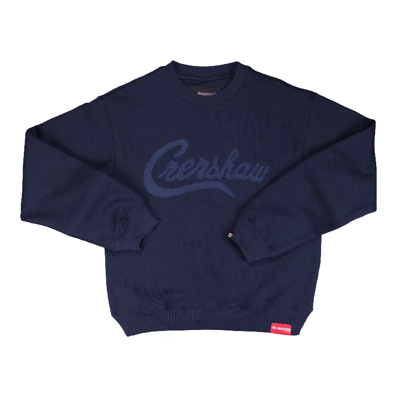 Crenshaw Crewneck - Navy Practical Women's Multi - 