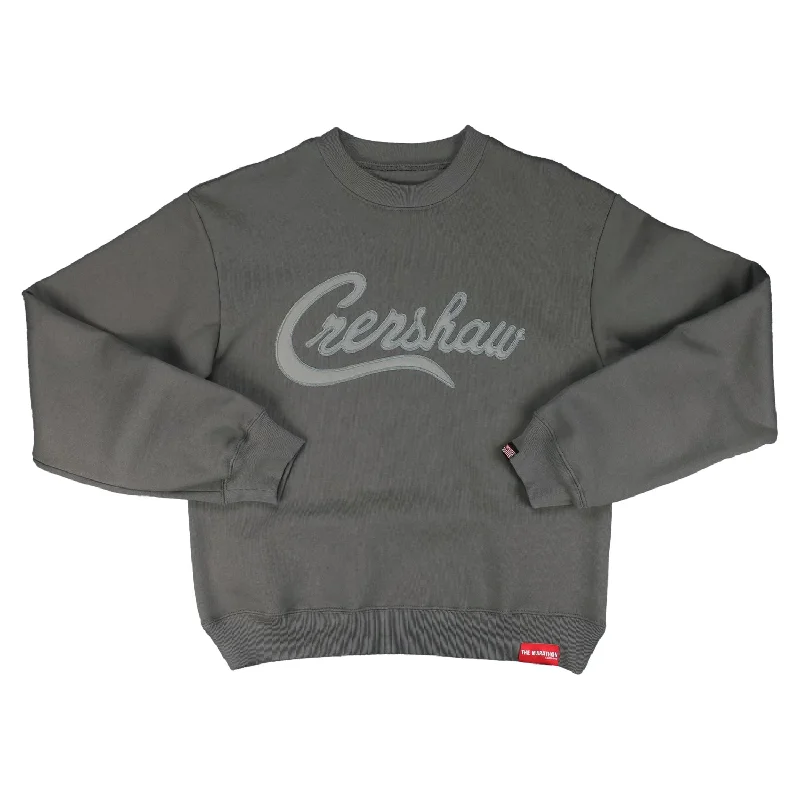 Crenshaw Crewneck - Slate Grey/Slate Grey purpose