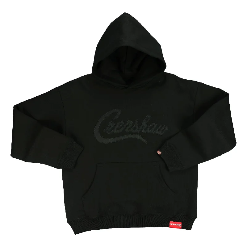 Crenshaw Hoodie - Black/Black Athletic Women's High - 