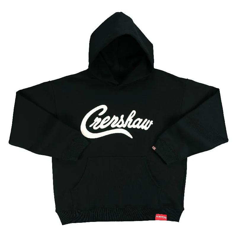 Crenshaw Hoodie - Black/White performance