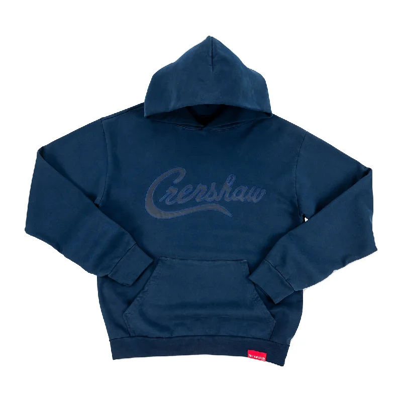 Crenshaw Hoodie (Stealth Collection) - Deep Navy/Deep Navy Women