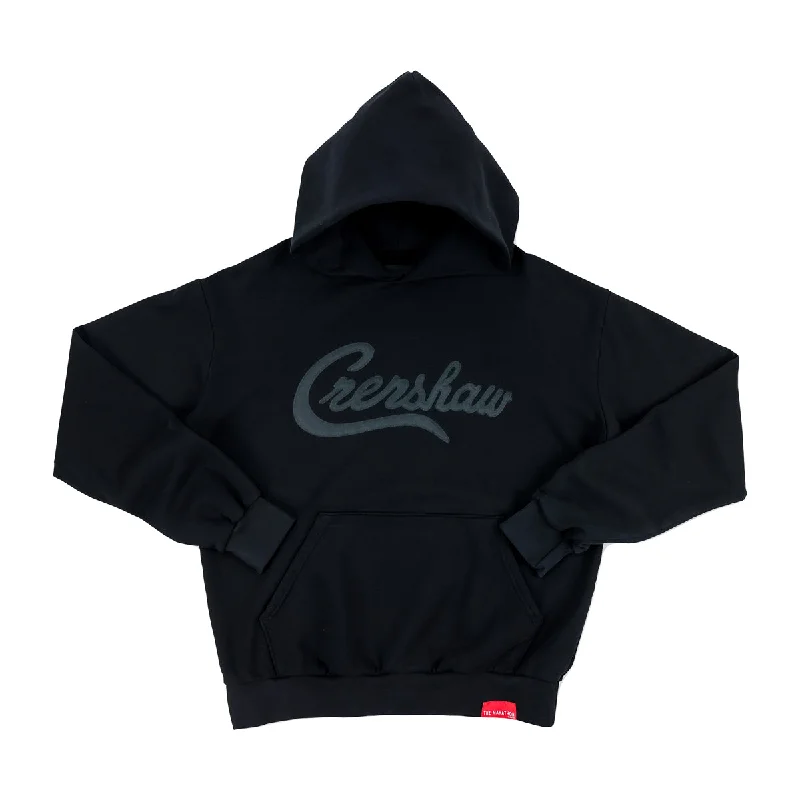 Crenshaw Hoodie (Stealth Collection) - Midnight Black/Midnight Black Disco