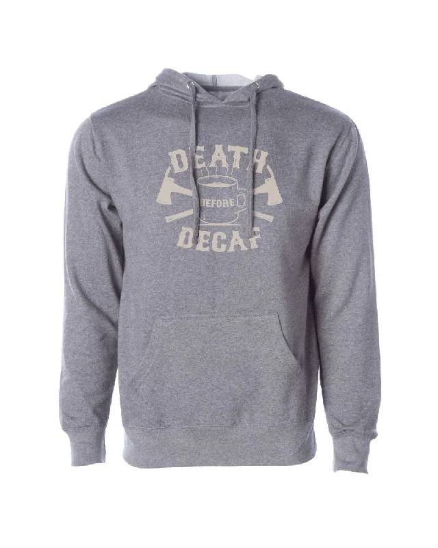 DEATH BEFORE DECAF - HOODIE Earthy Women's Hemp - based