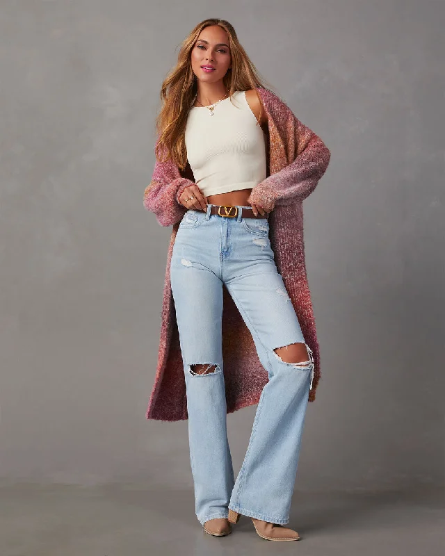 Emilia Ombre Duster Cardigan Stylish Women's Tropical 