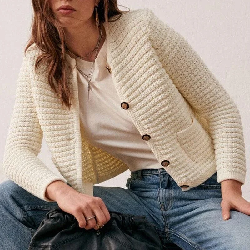 Gadot Statement Woolen Cardigan Coat Stylish Women's Tropical 