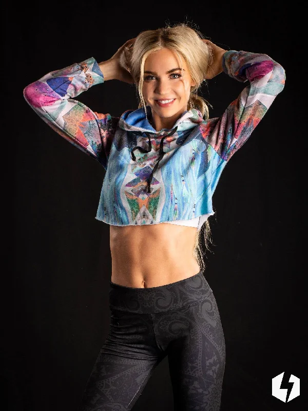 Gemini Cropped Hoodie Country