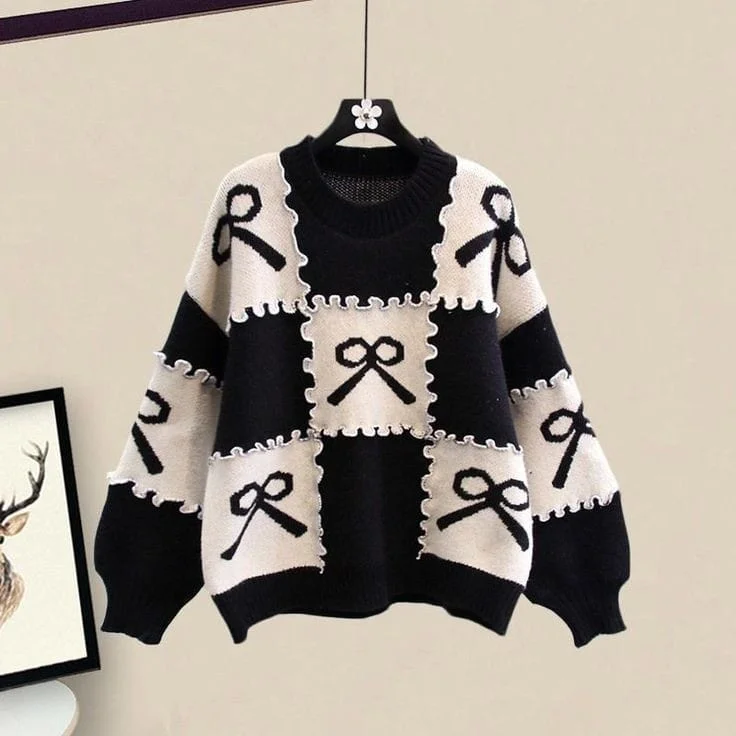 Hardy Woolen Sweater Laid - back Women's Style