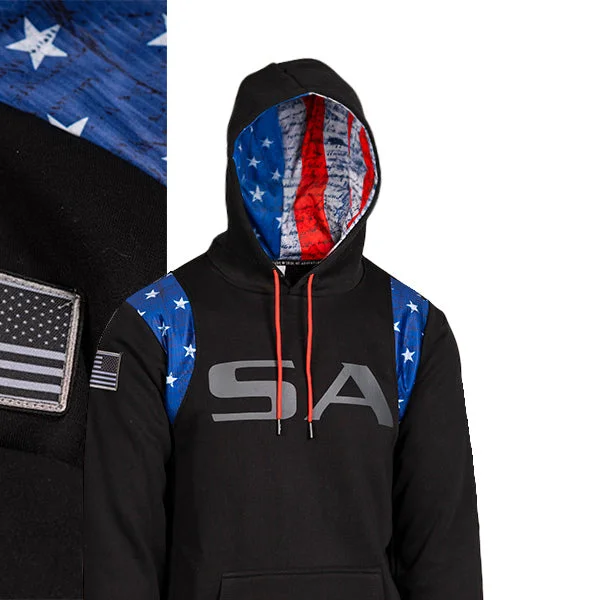 Honor Lined Hoodie | American Flag | SA performance
