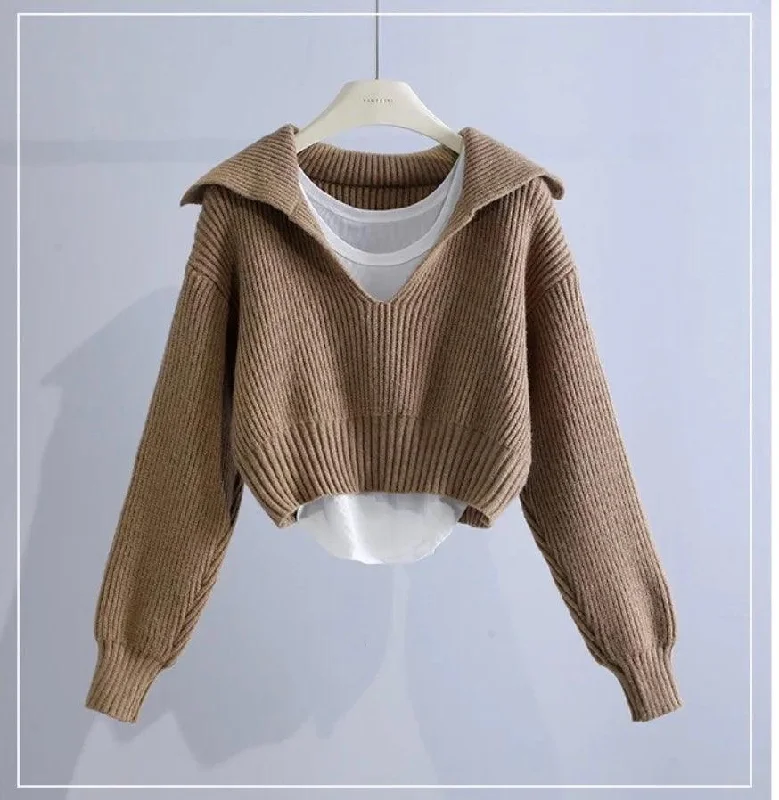 Jennifer Cropped Sweaters Vintage Women's 1970S 
