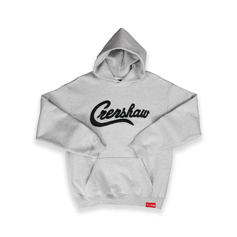 Limited Edition Ultra Crenshaw Hoodie - Heather Grey/Black Feminine Women's Soft 