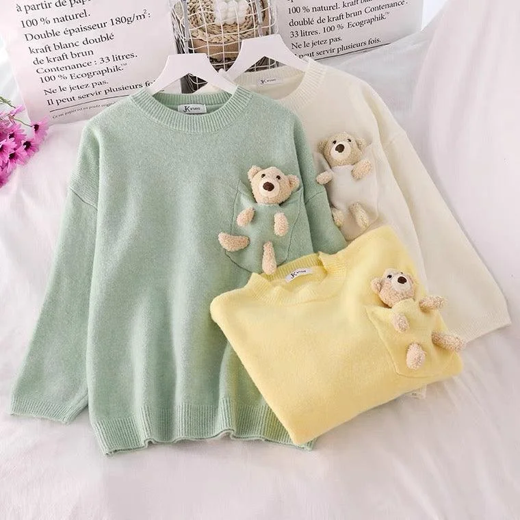 Lisbon Teddy Sweaters Earthy Women's 