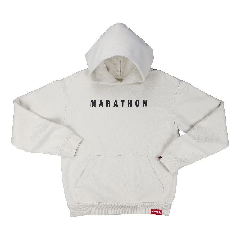Marathon Hero Hoodie - Bone/Black Hip Women's Urban