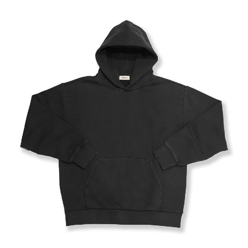 Marathon Leisure Heavyweight Hoodie - Vintage Black Luxurious Women's High -  end