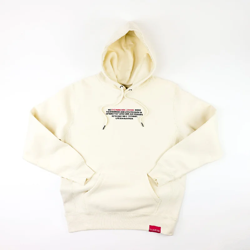 Mission Statement Hoodie - Bone Refined Women's Velvet