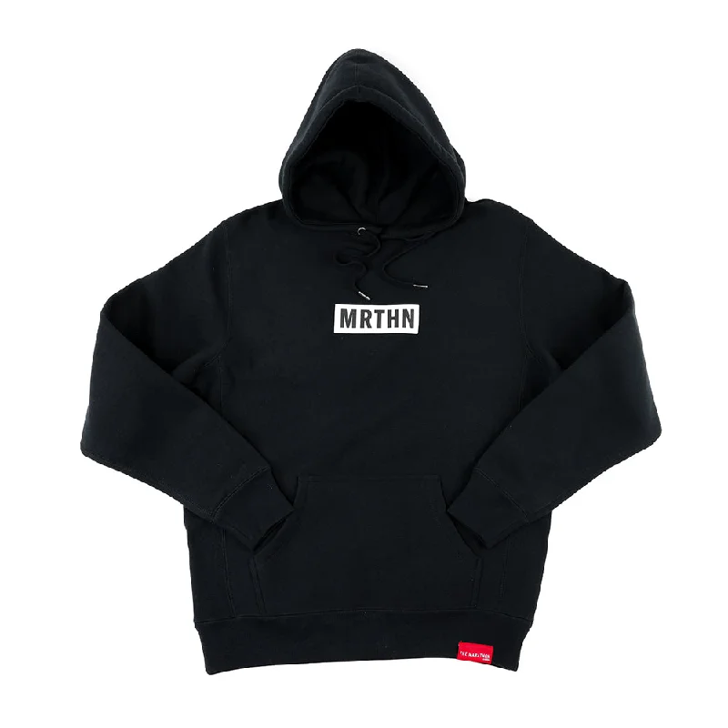 MRTHN Hoodie - Black/White Sporty Women's Tennis
