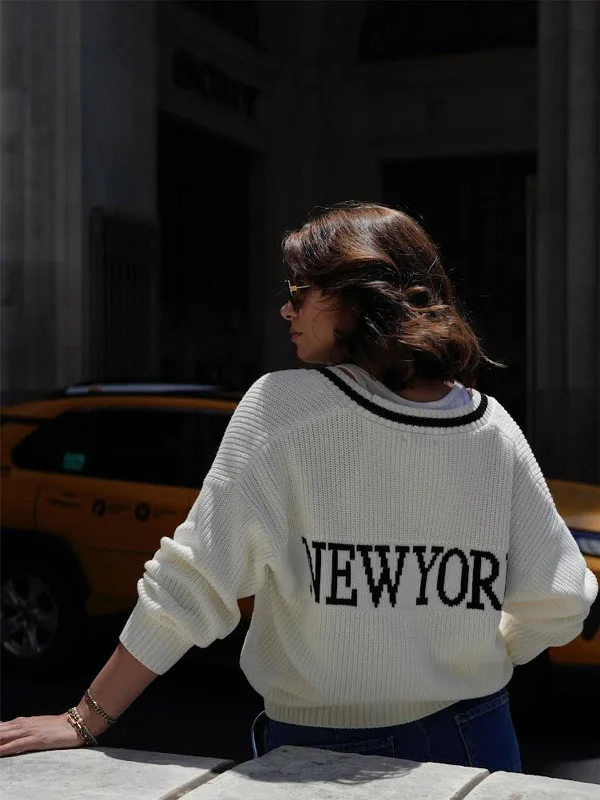 New York: 100% Cotton Grandpa Cardigan British Gentlewoman Style