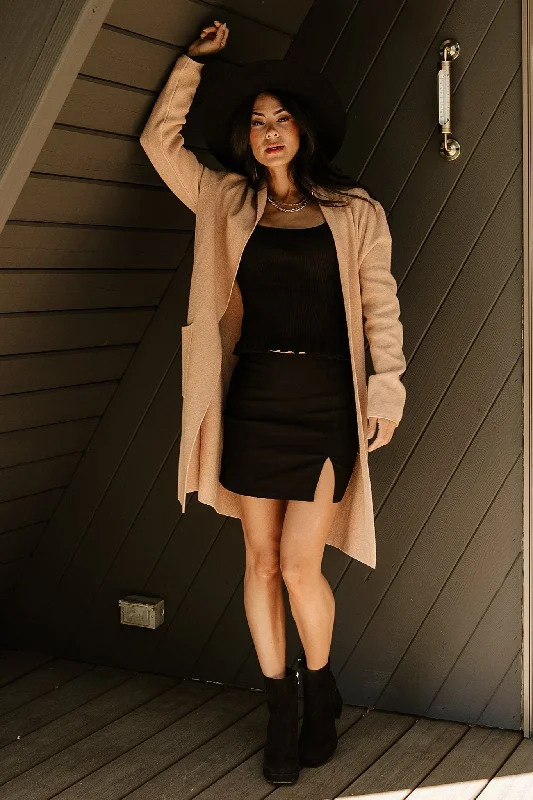 Nolan Cardigan | Camel Preppy Women's College