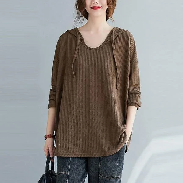 Oversized Women Loose Casual Hoodies Style Solid Color Female Hooded Pullovers Sweatshirts Monochromatic Office Style Oversized Women Loose Casual Hoodies Style Solid Color Female Hooded Pullovers Sweatshirts Monochromatic Office Style