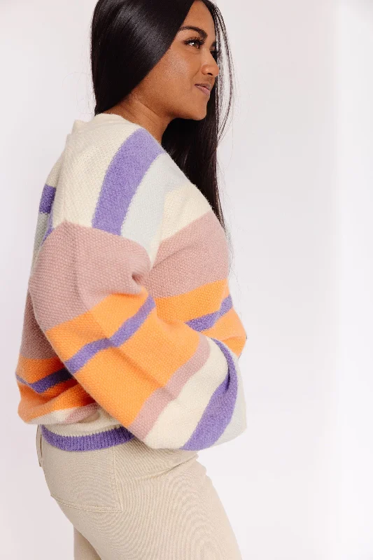 Penn Cardigan in Neon Combo Elegant Women's Formal 