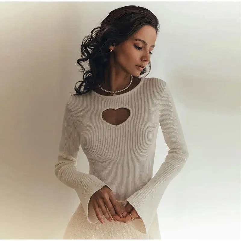 Roseline Heart Statement Top European
