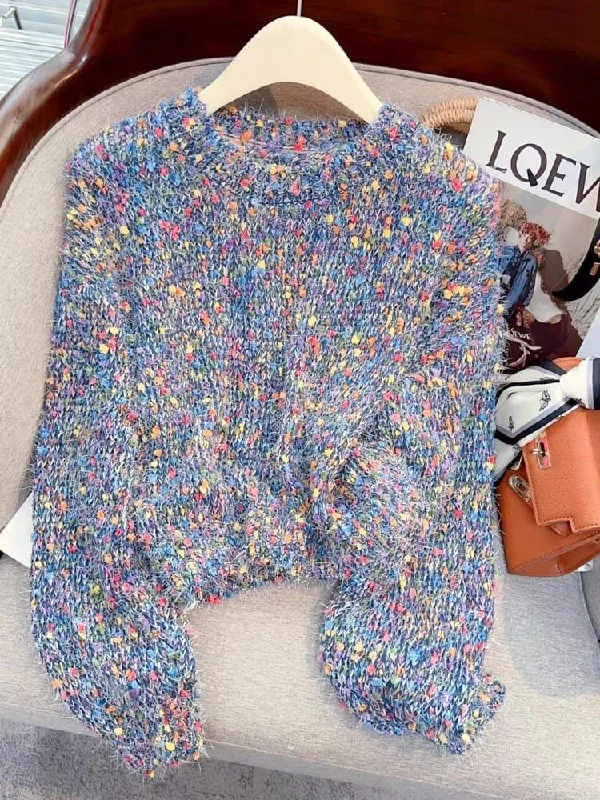 Salerma Mohair Knit Sweater Country