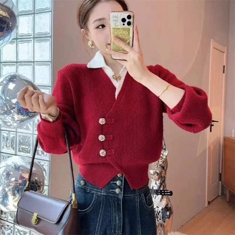 Sofia Statement Tops with Attached Sweater Adventure