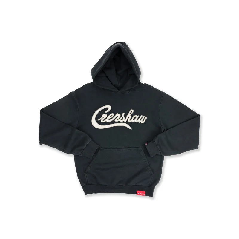 Special Edition Vintage Twill Crenshaw Hoodie - Vintage Black/Cream Cool Women's Skate