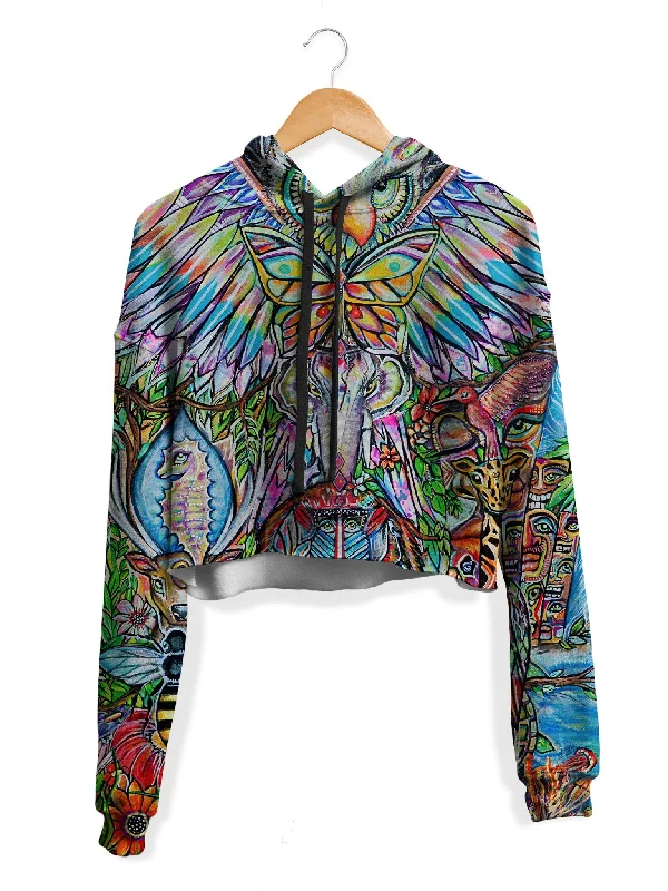 Spirit Totem Cropped Hoodie Vacation