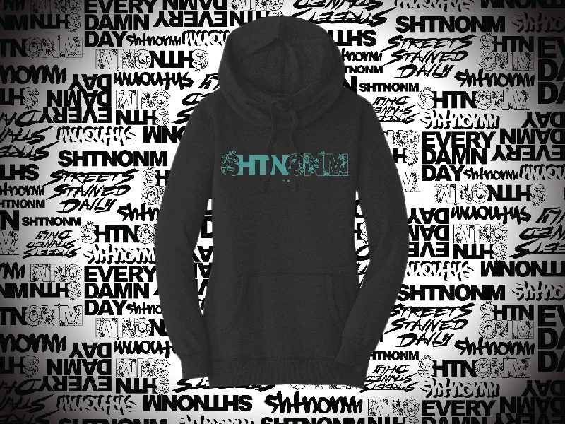 SHTNONM- LADIES COWL NECK TATTOO HOODIE Sharp Women's Italian