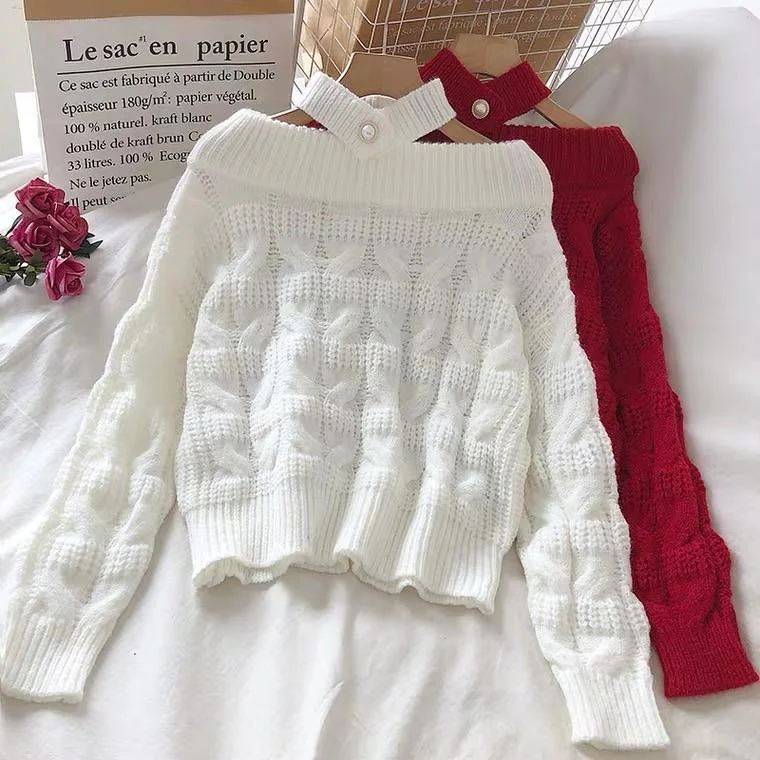 Tebby Choker Sweaters Relaxed Women's 