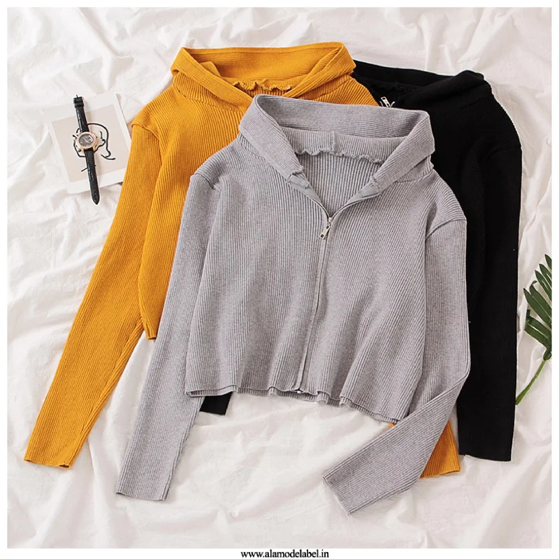 Tolio Cropped Hoodie Compression