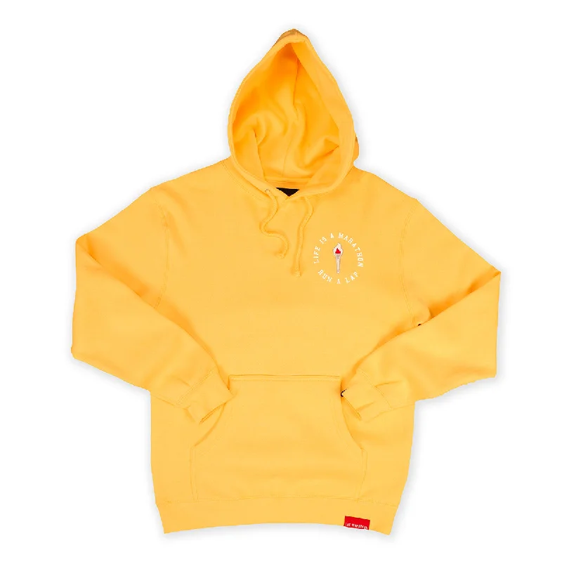 Victory Torch Hoodie - Peach British Gentlewoman Style
