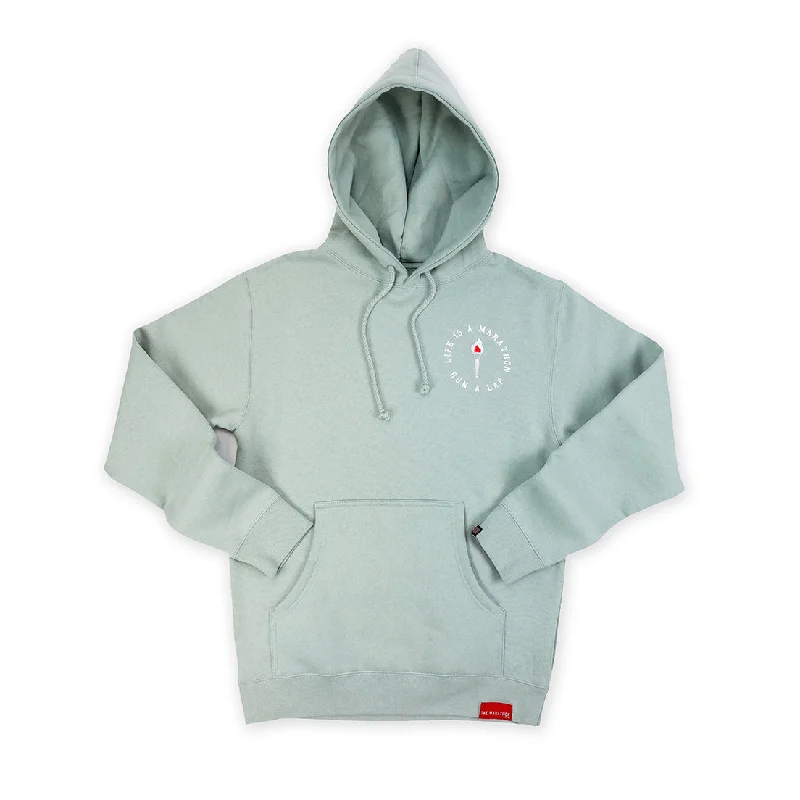 Victory Torch Hoodie - Sage Adventure